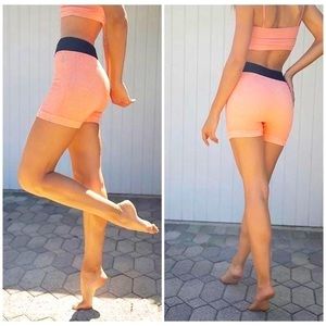 Free People Seamless Coral Reef Shorts